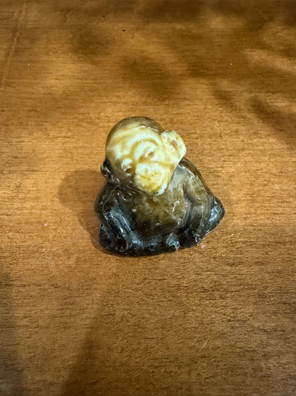 Vintage Wade Red Tea Whimsie monkey figurine